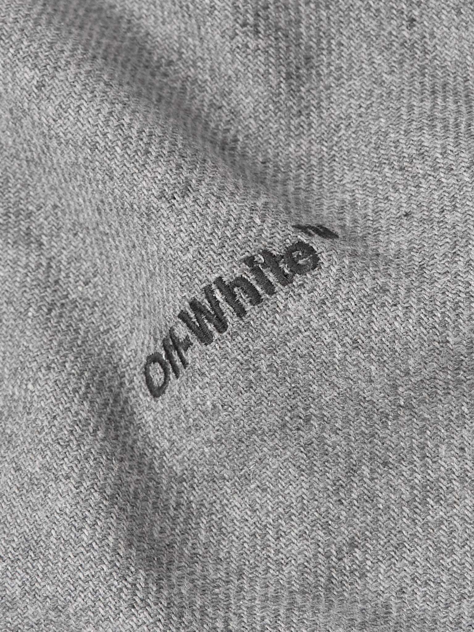 Logo-Embroidered Twill Bomber Jacket - 3