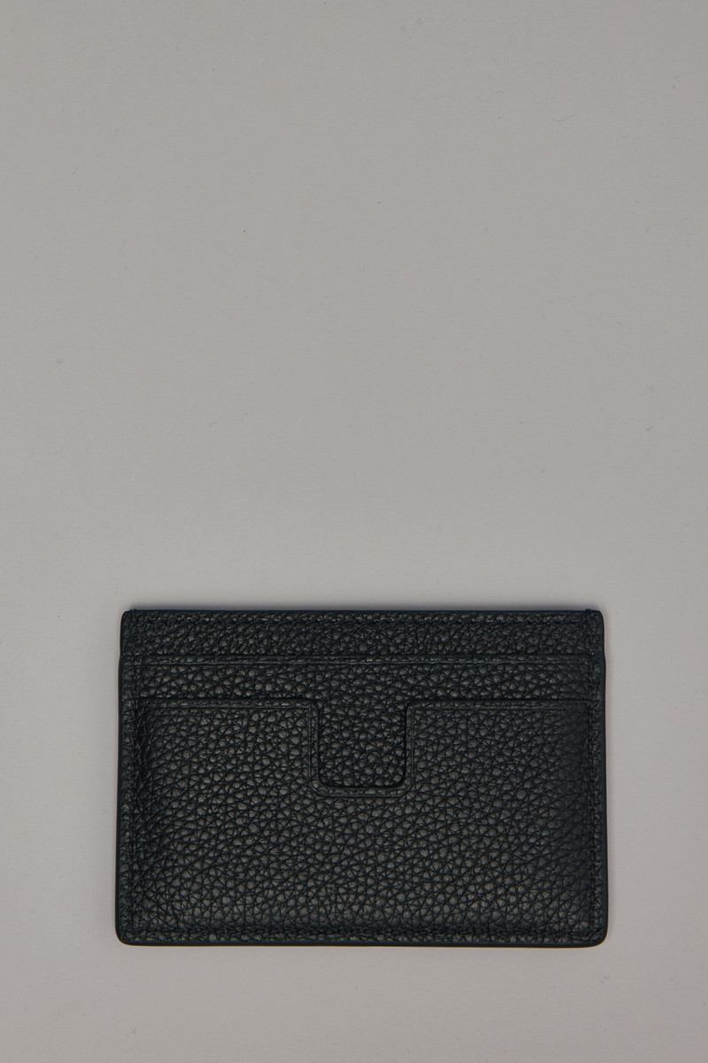 TOM FORD Soft Grain Leather T Line Classic Card Holder outlook