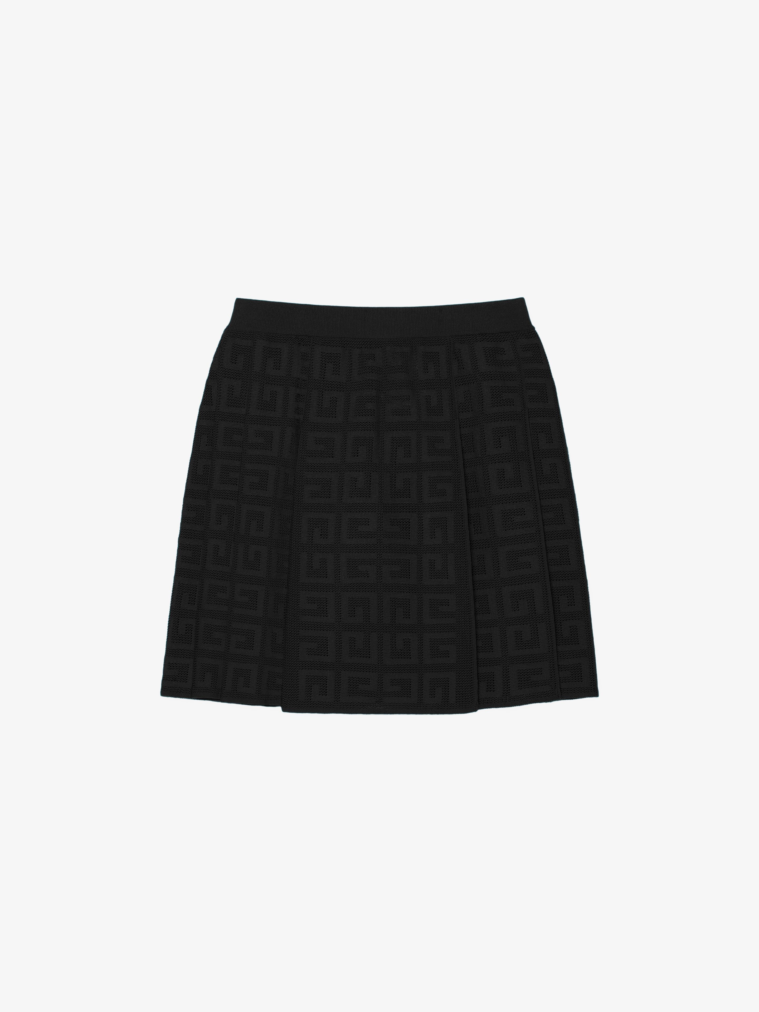 PLEATED SKIRT IN 4G JACQUARD - 1