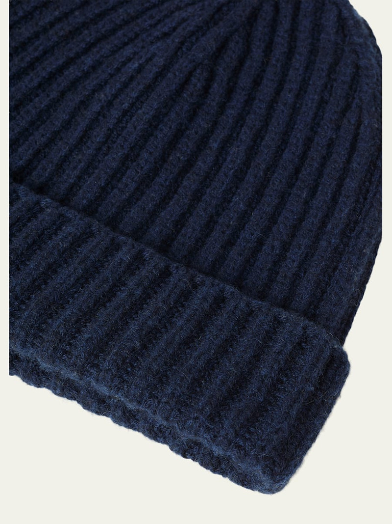 Loro Piana Men's Cashmere Rib-Knit Beanie outlook
