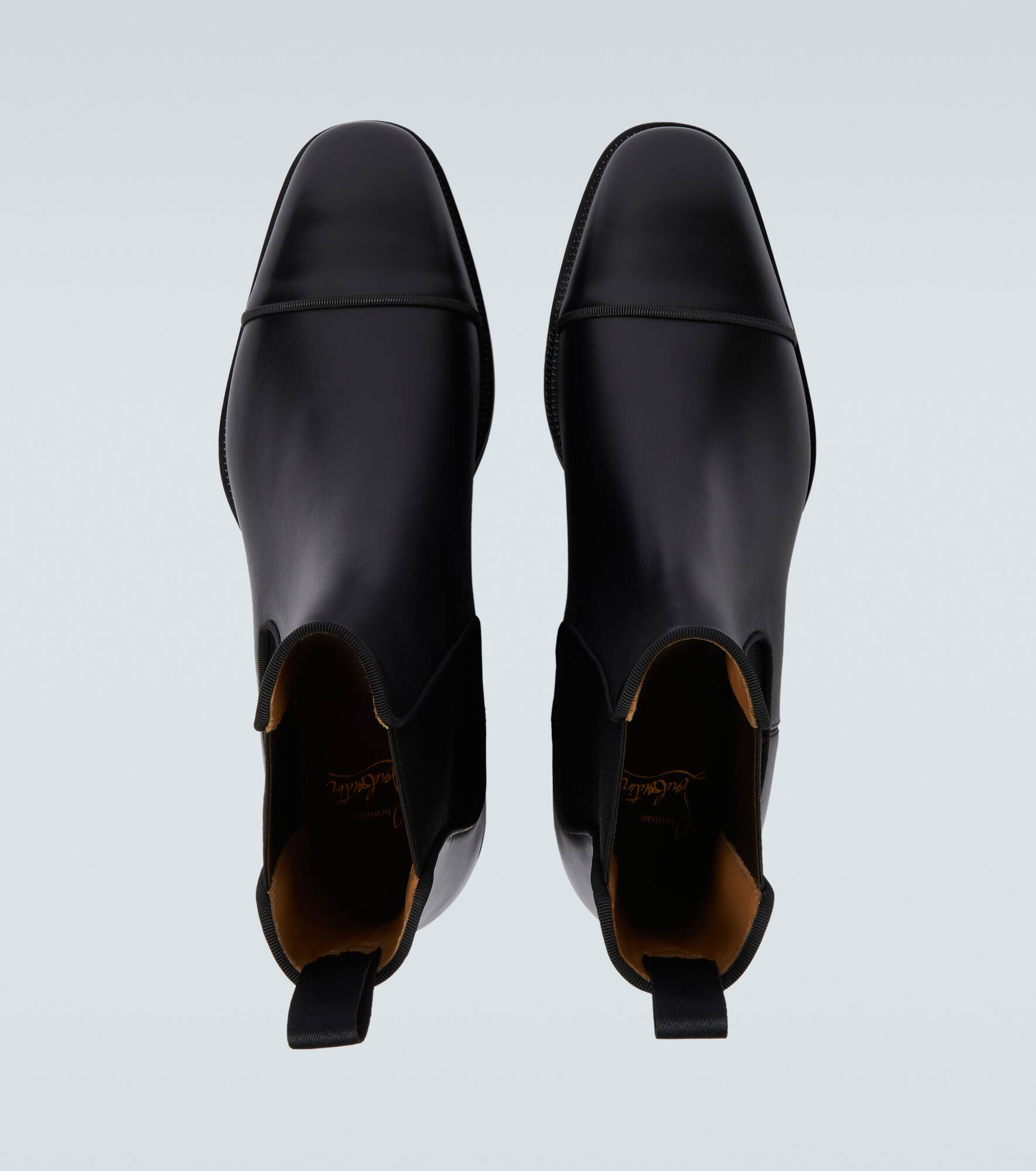 Melon leather Chelsea boots - 4
