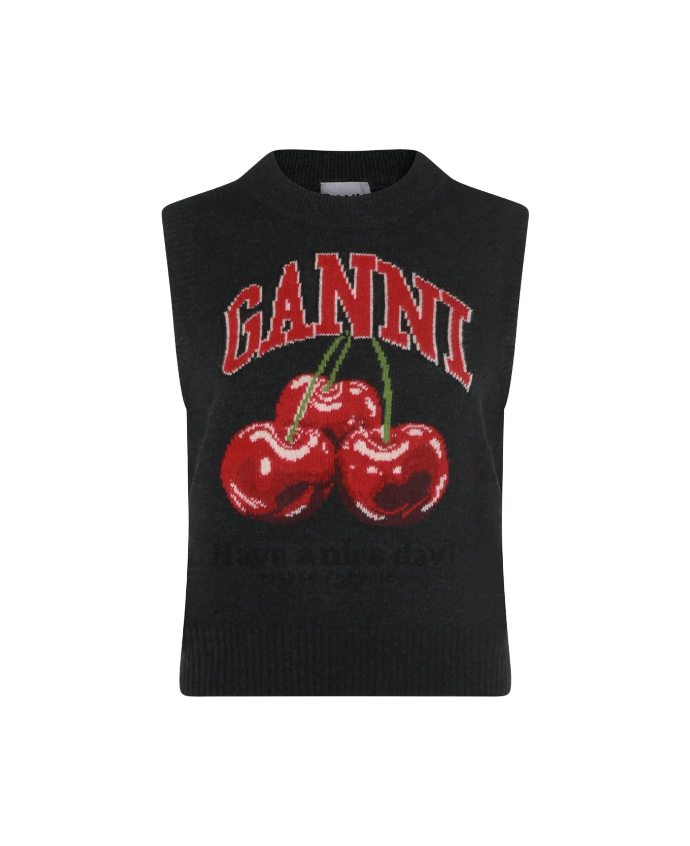 Black Wool Blend Knitwear - 1