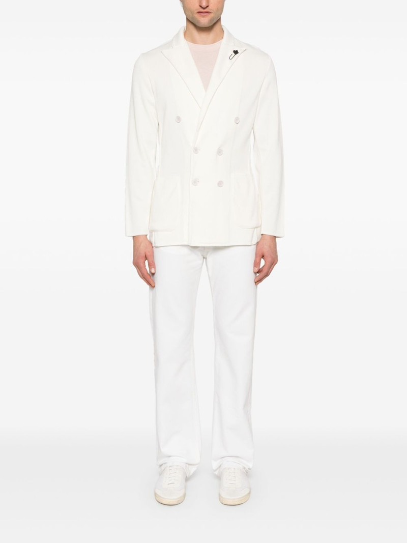LARDINI knitted blazer outlook