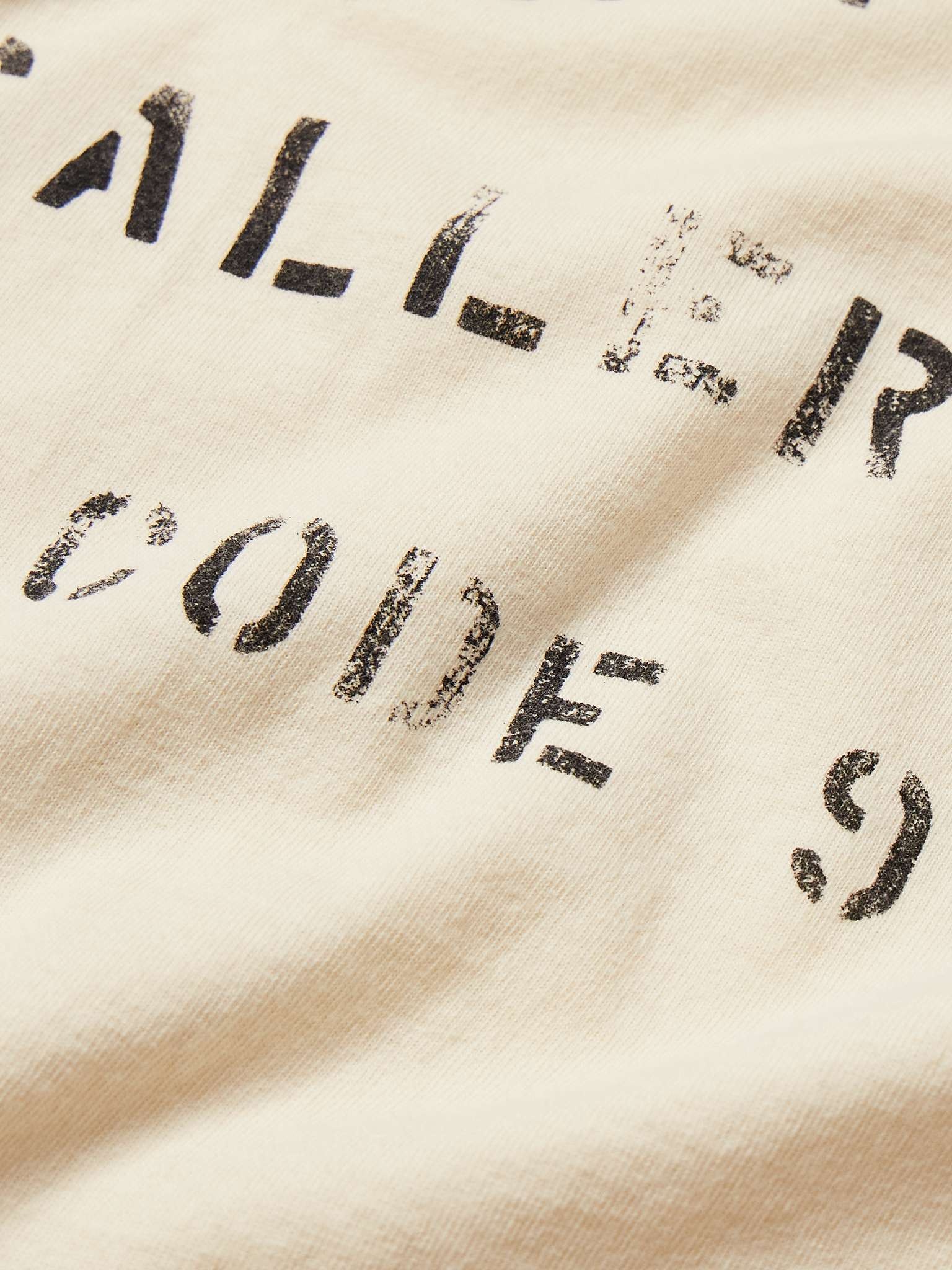 Property Stencil Logo-Print Distressed Cotton-Jersey T-Shirt - 4