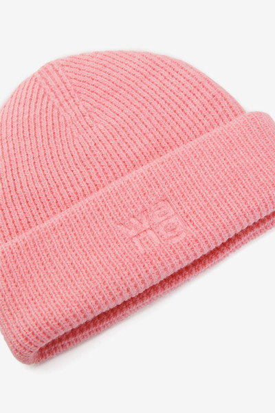 Alexander Wang Logo beanie in compact deboss outlook