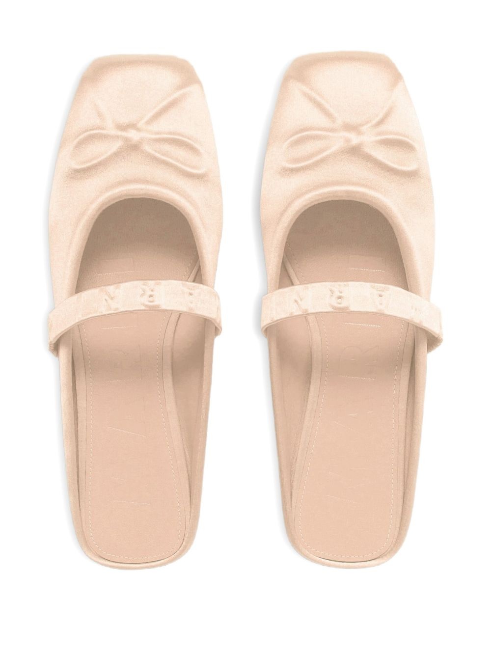 bow-detail slip-on ballet flats - 4