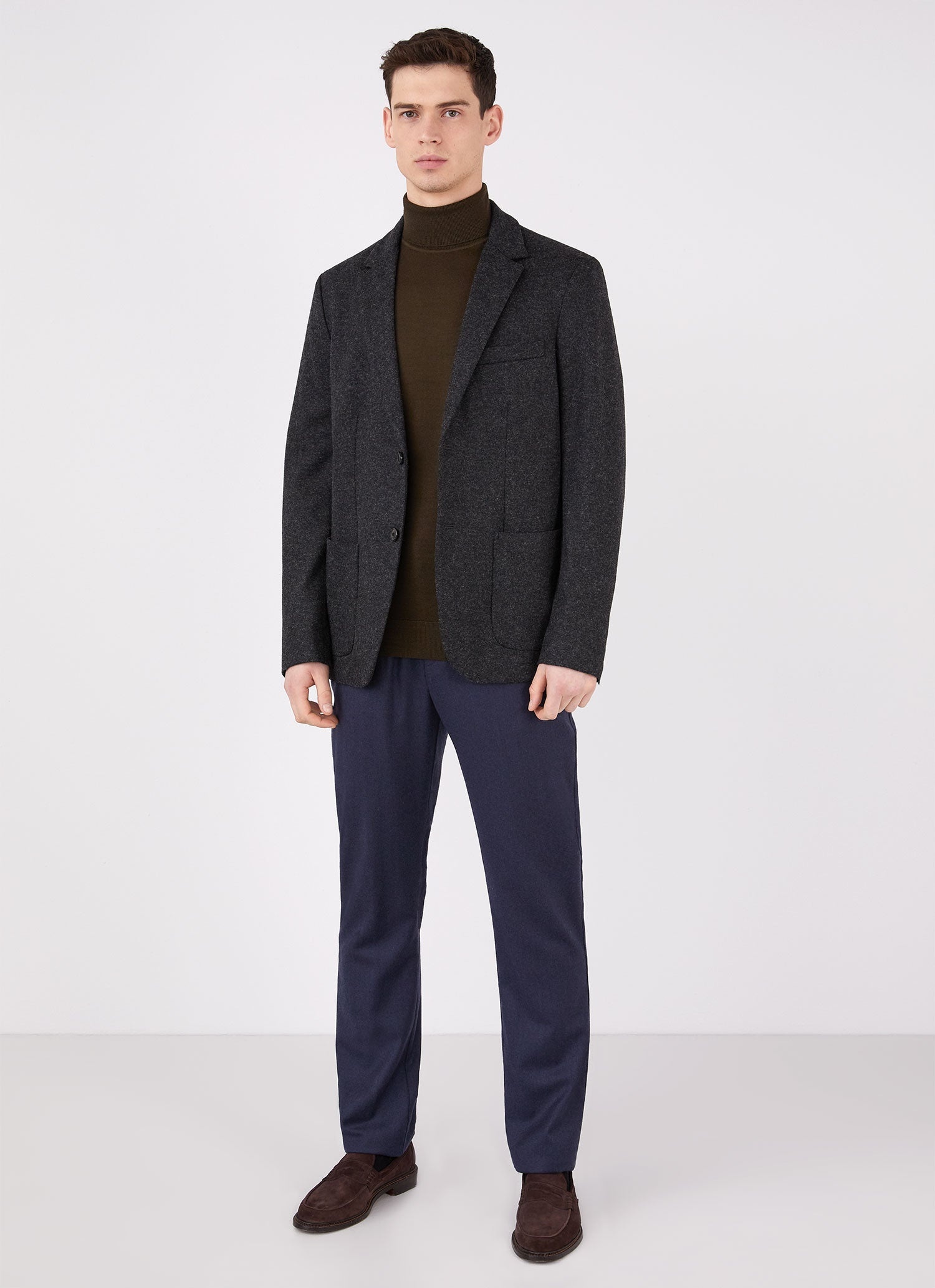 Fine Merino Wool Roll Neck - 3