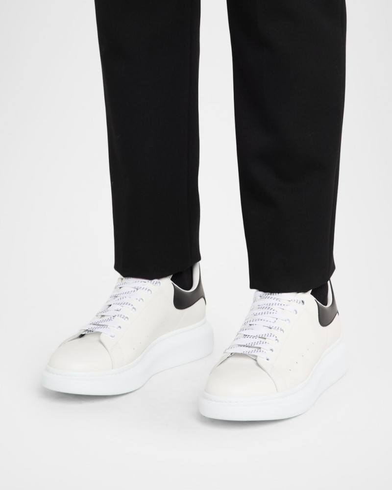 Alexander McQueen Men's Leather Oversized Sneakers outlook