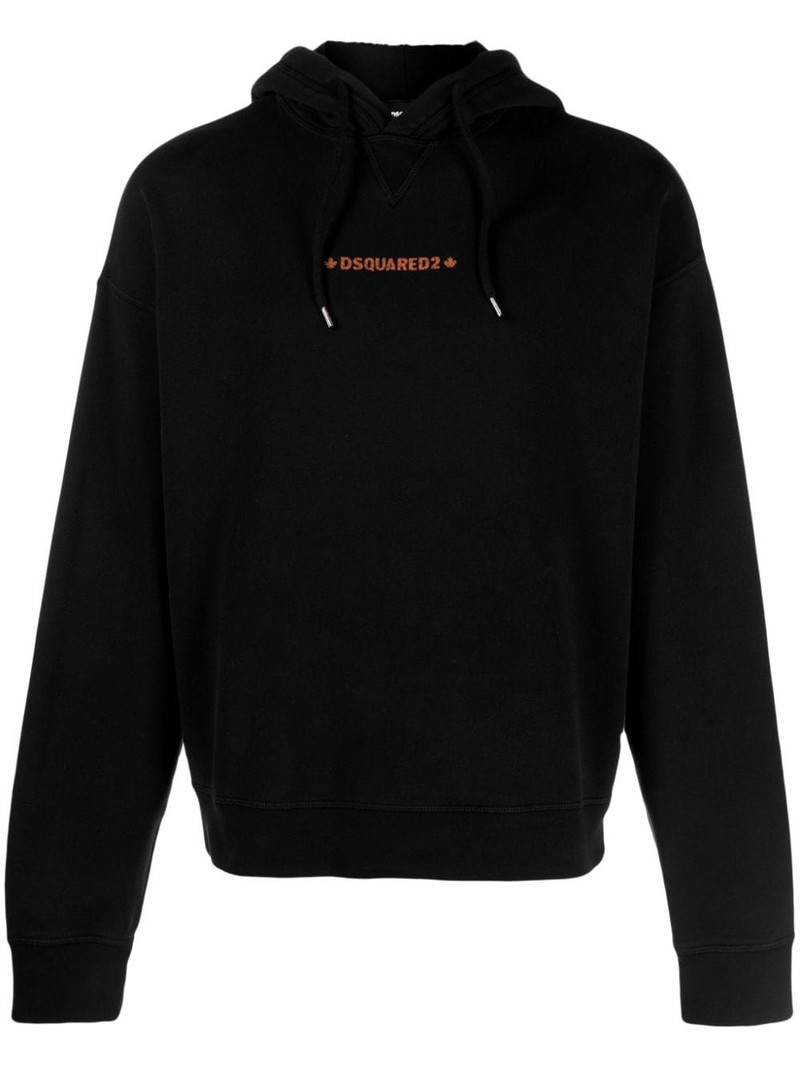 Cipro logo-print cotton hoodie 1