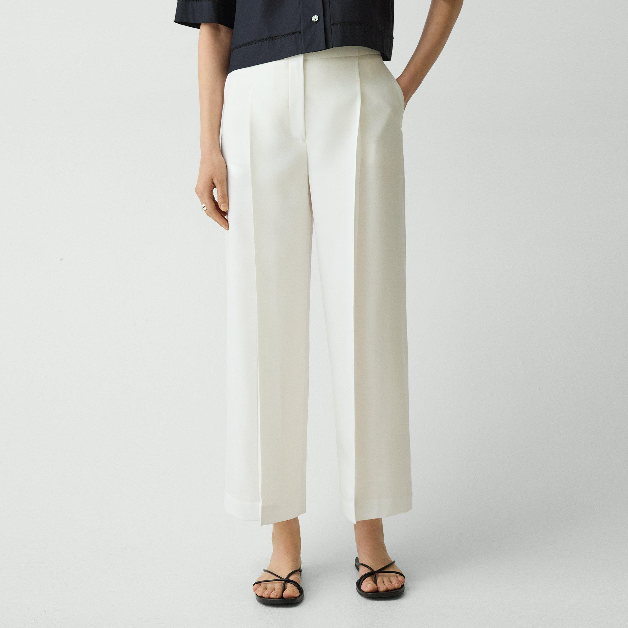 Deep Pleat Pant in City Twill - 5