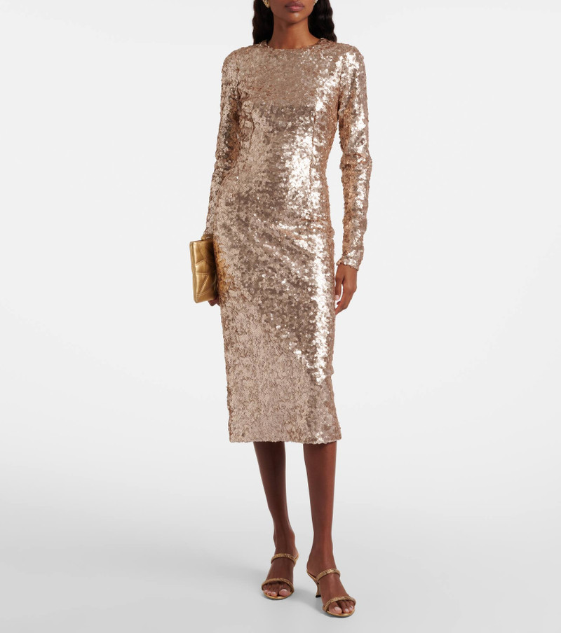 Dolce & Gabbana Crystal-embellished satin mules outlook