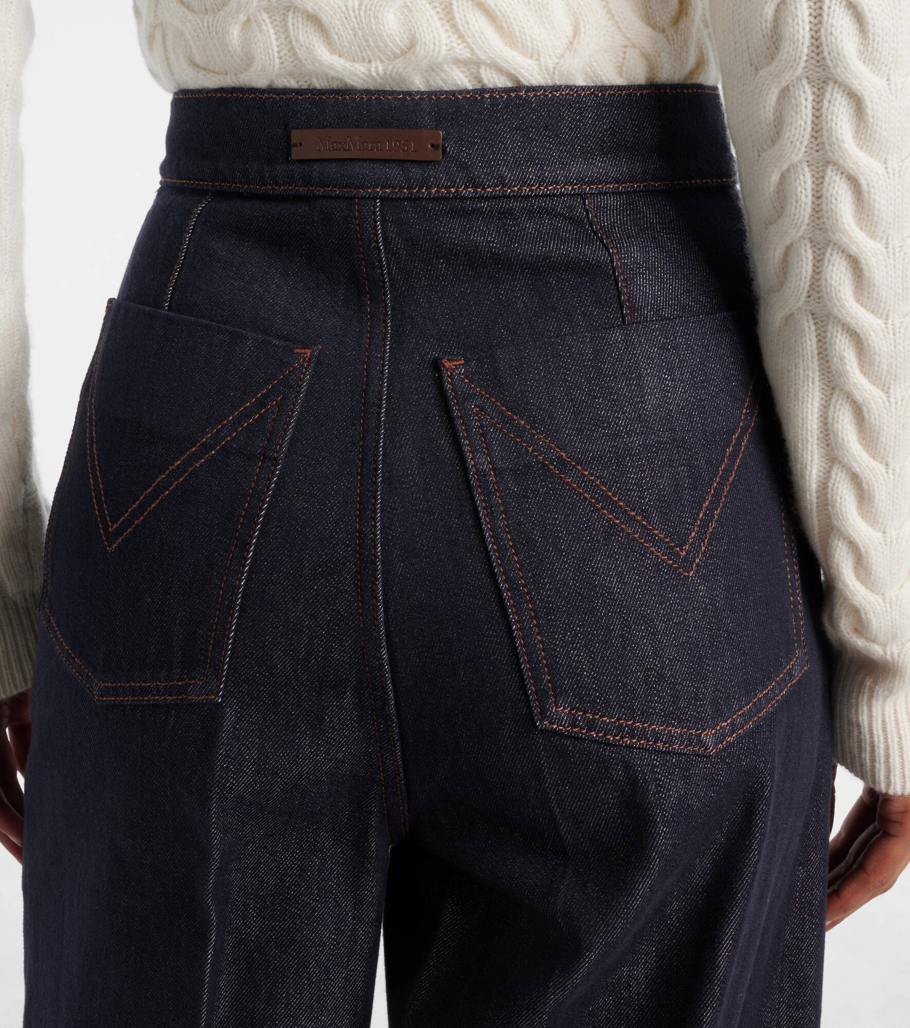 Carmine high-rise wide-leg jeans - 6