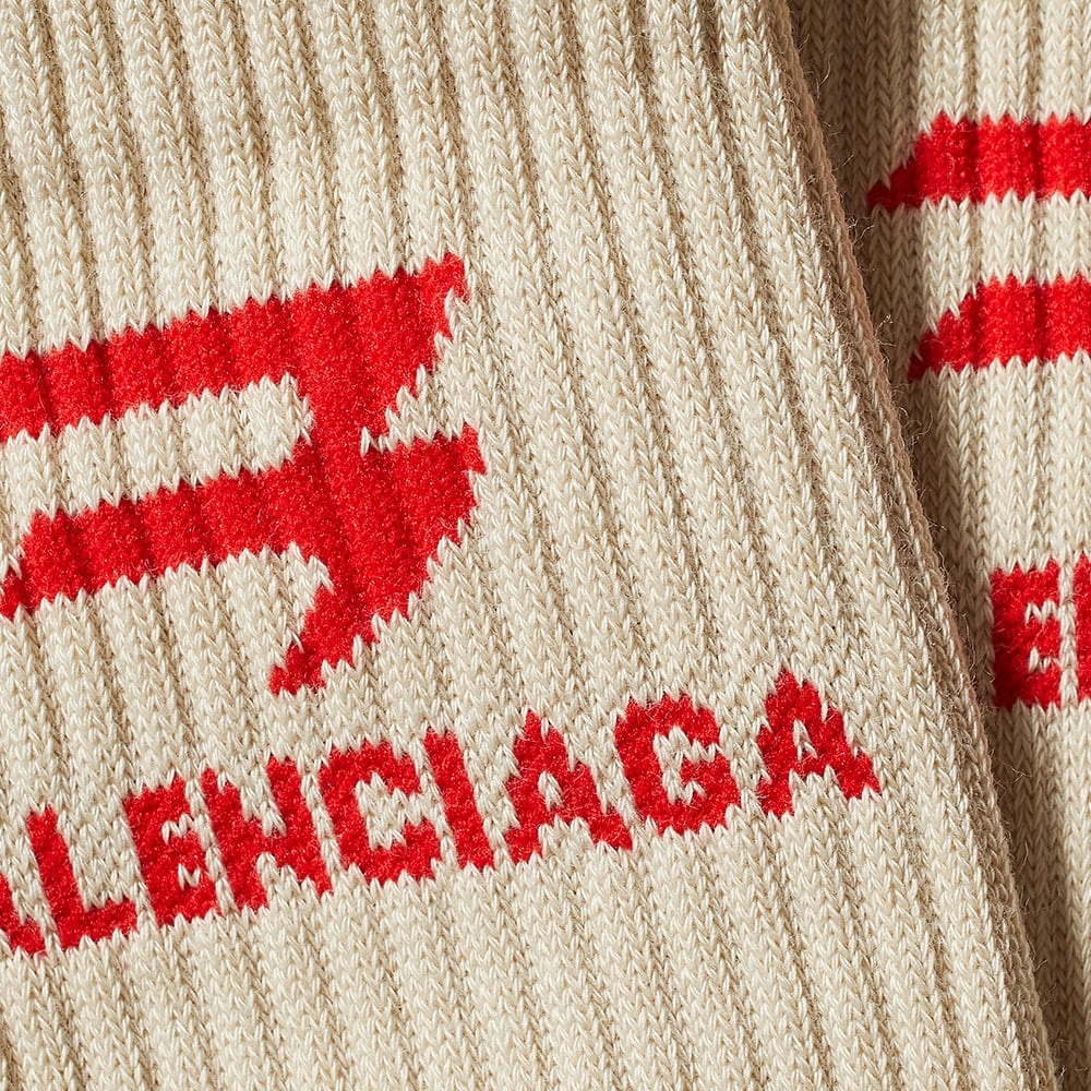 Balenciaga Sports Logo Sock - 2