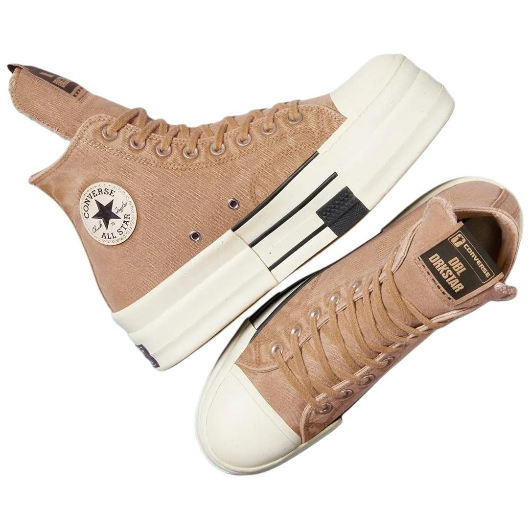 Converse x DRKSHDW DBL DRKSTR OVERDYE Chuck 70 High Top 'Tan White' A06756C - 4