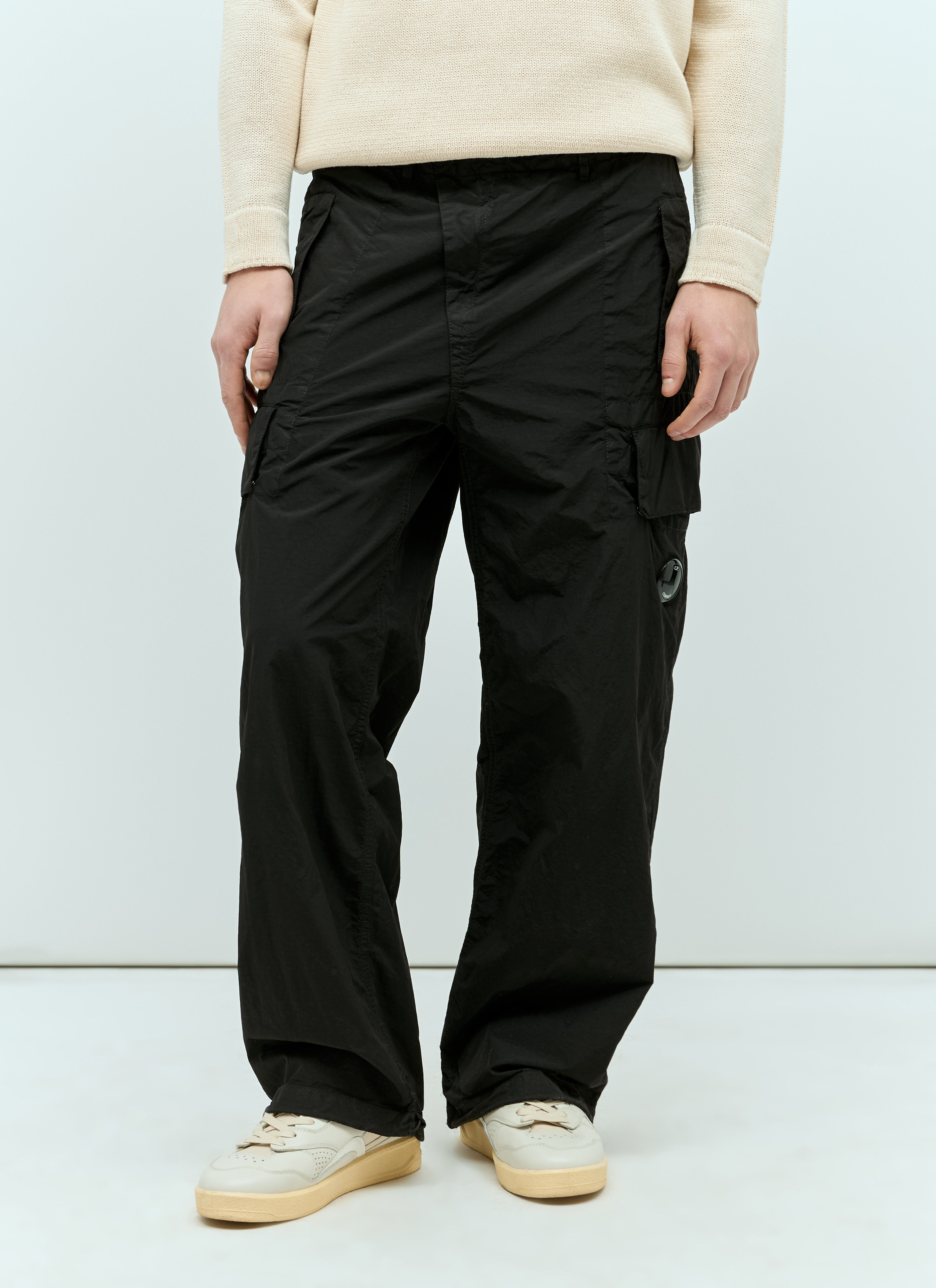 C.P. Company Men Flatt Nylon Cargo Pants - 1