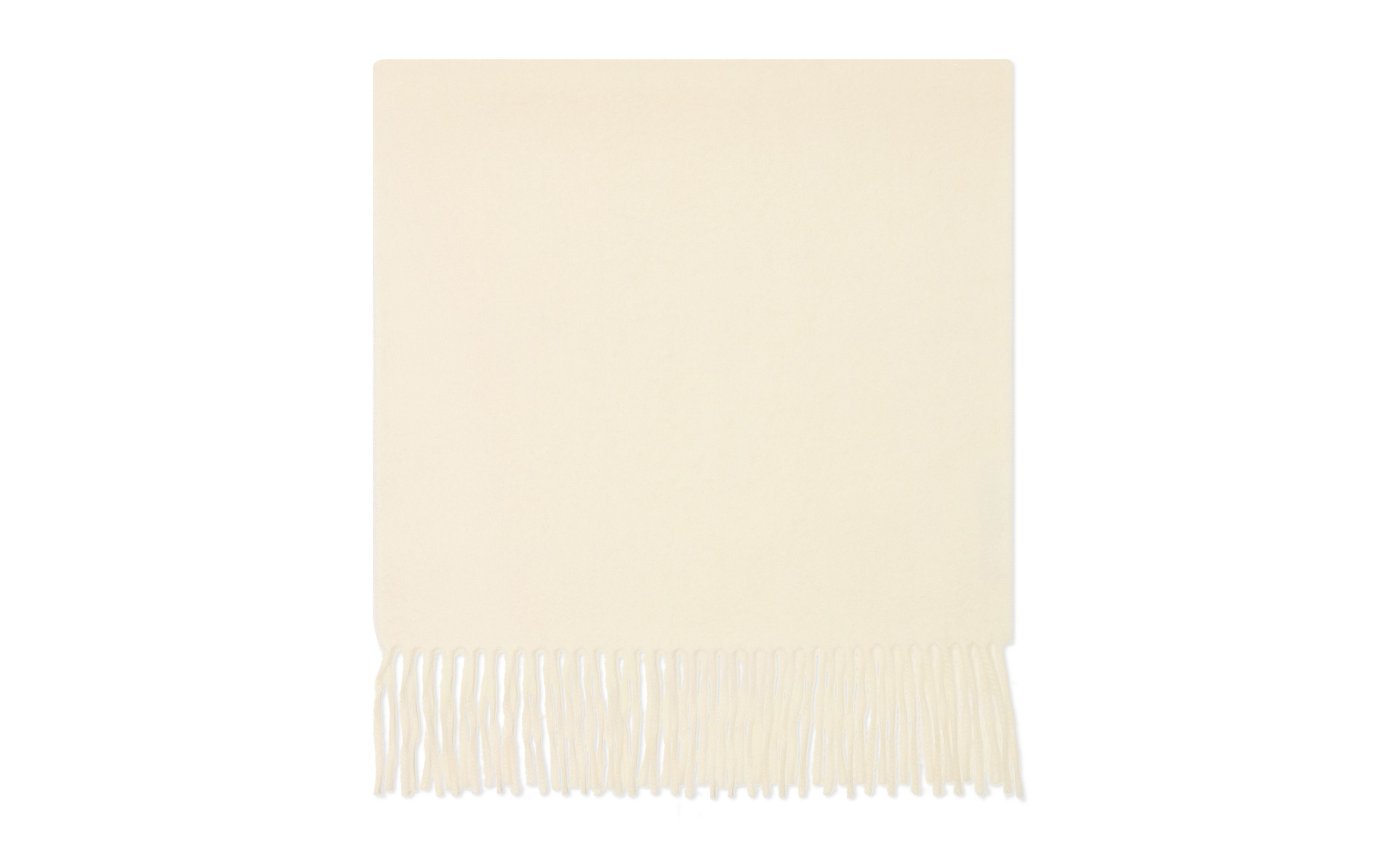 Cream Cashmere Scarf - 1