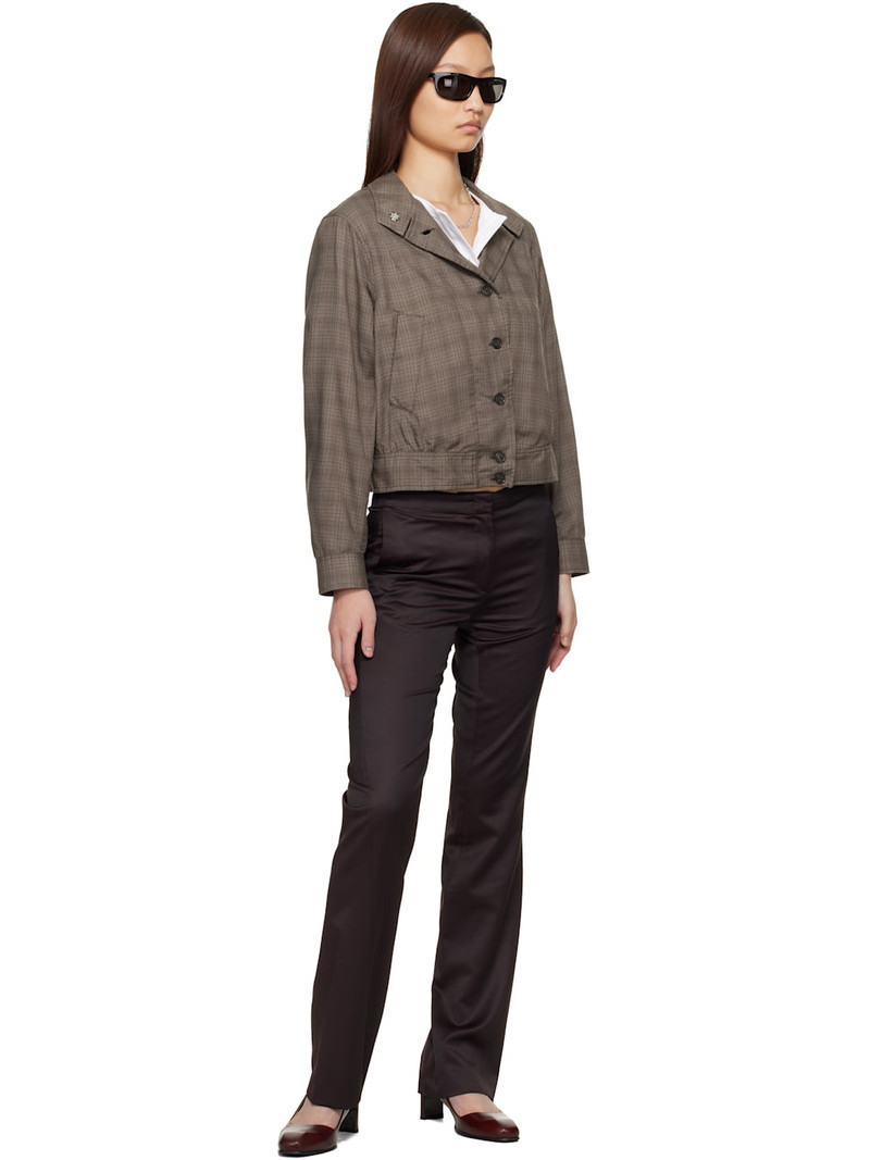 Our Legacy Burgundy Poise Trousers outlook