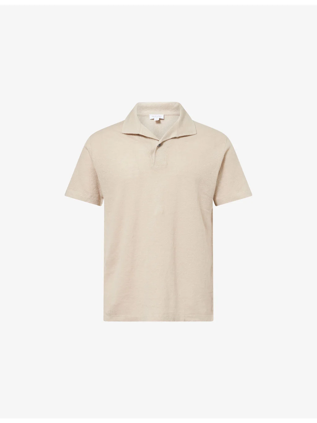 Linen Pique Polo Shirt - 1