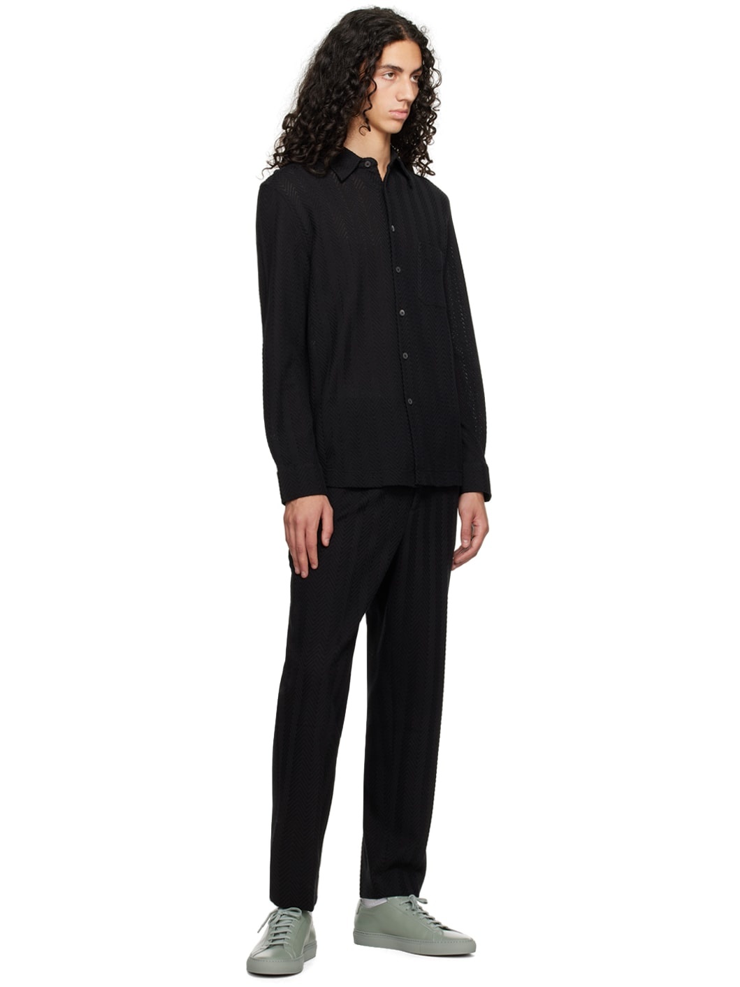 Black Chevron Shirt - 4