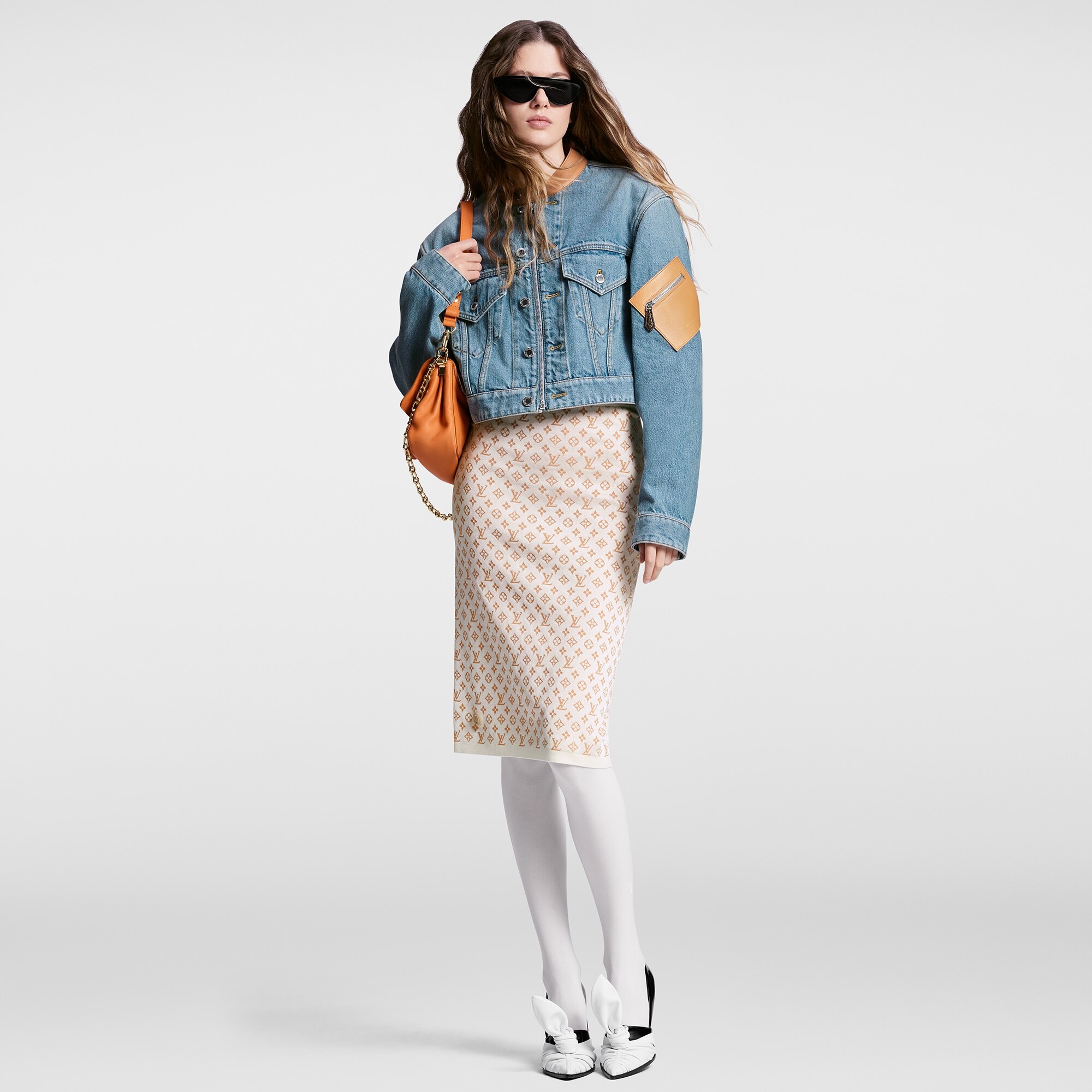 Monogram Jacquard Knit Skirt - 4