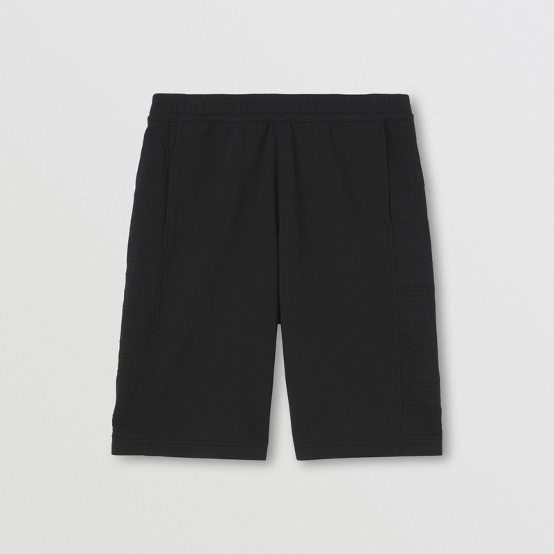 Logo Print Cotton Drawcord Shorts 1