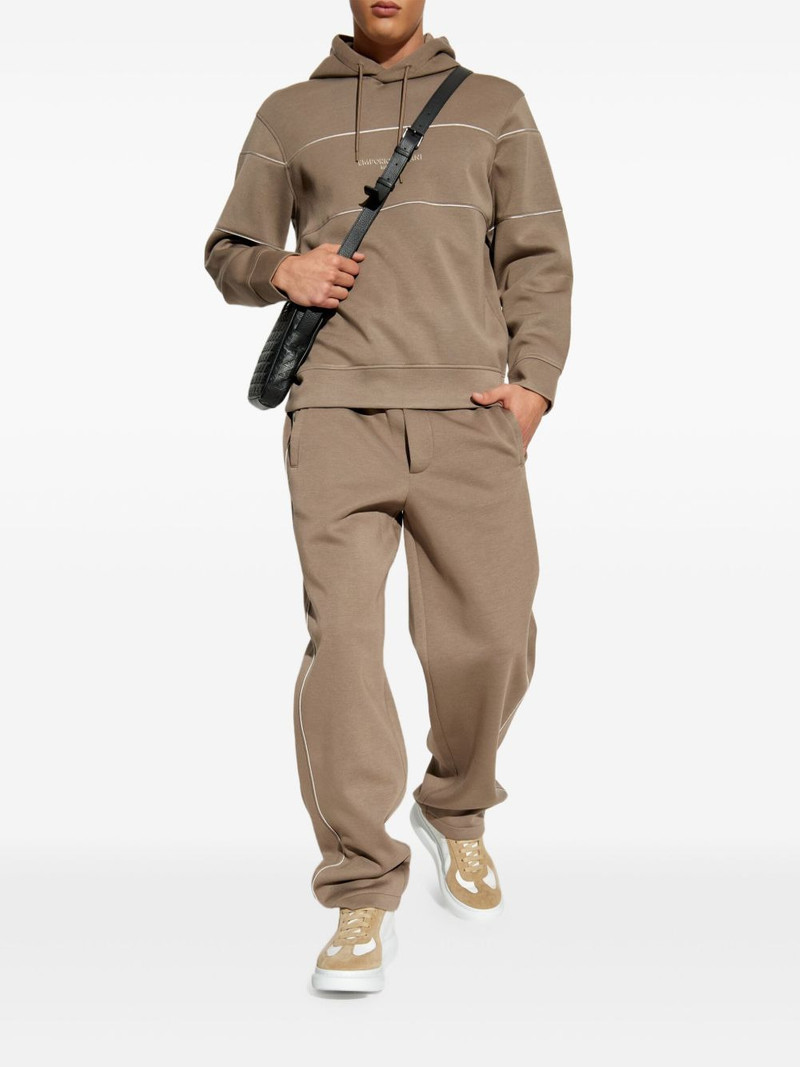 EMPORIO ARMANI side-stripe trousers outlook
