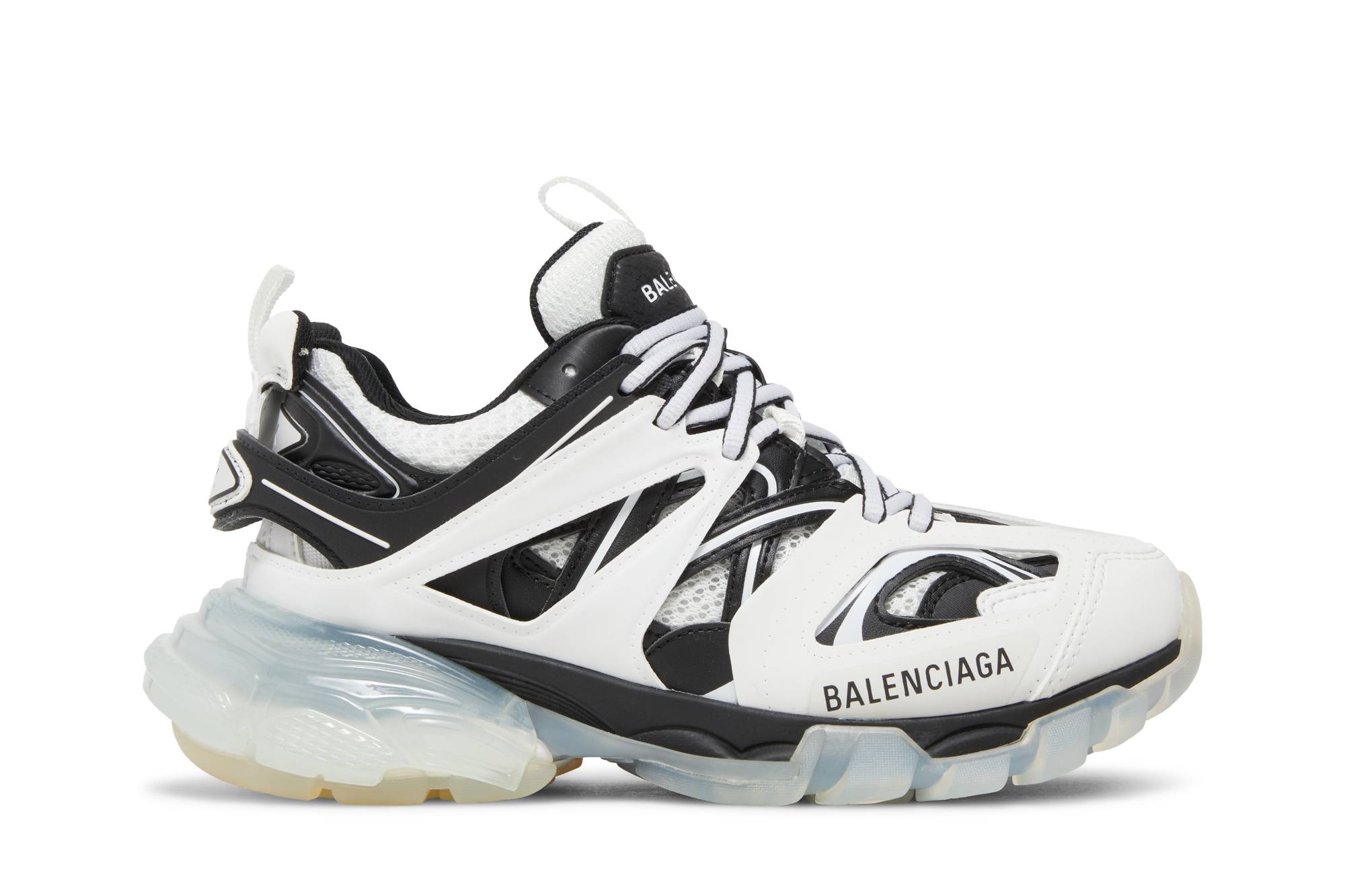 Balenciaga Wmns Track Sneaker 'Clear Sole - White Black' - 1