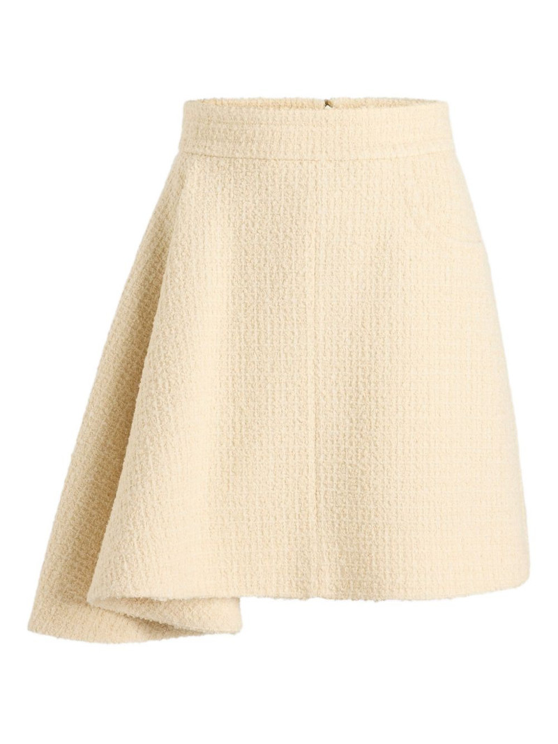 asymmetric tweed skirt 1