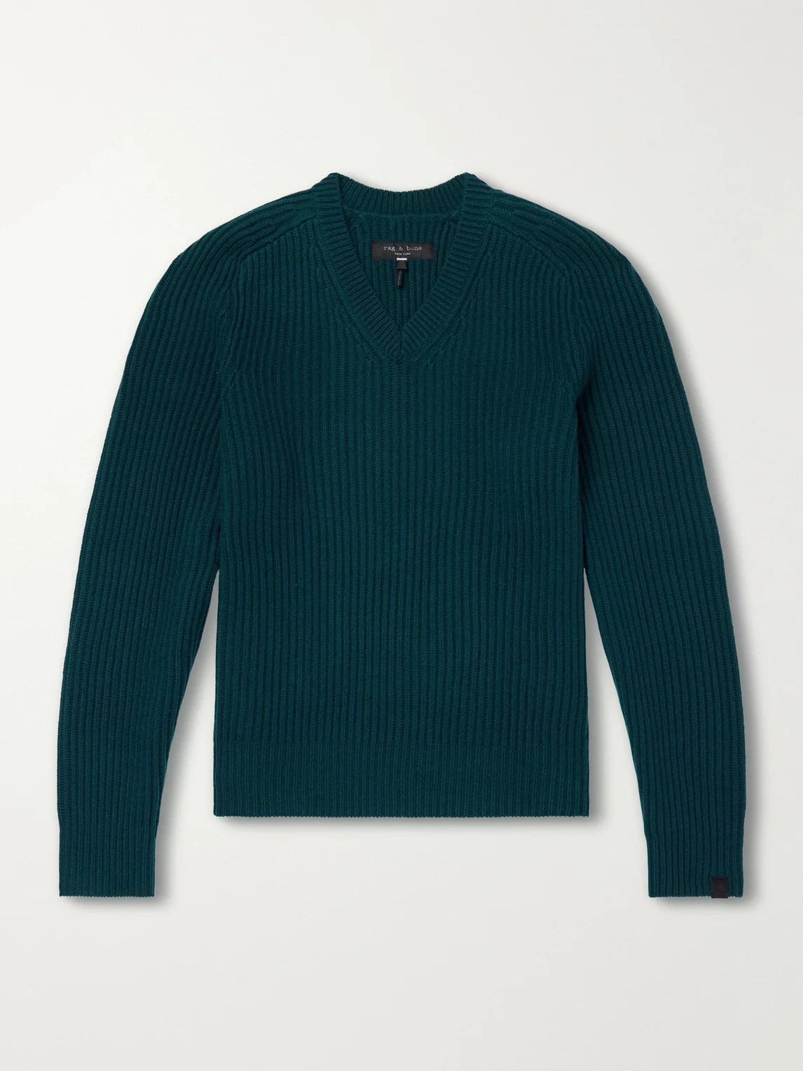 Ribbed Wool and Cashmere-Blend Sweater - 1