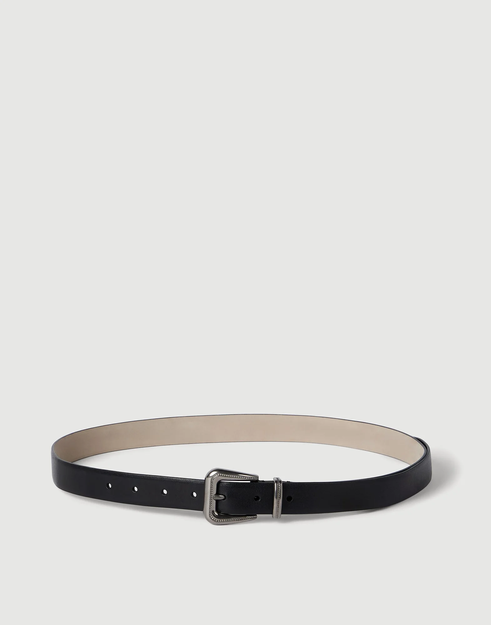 Cowhide belt with monili - 1