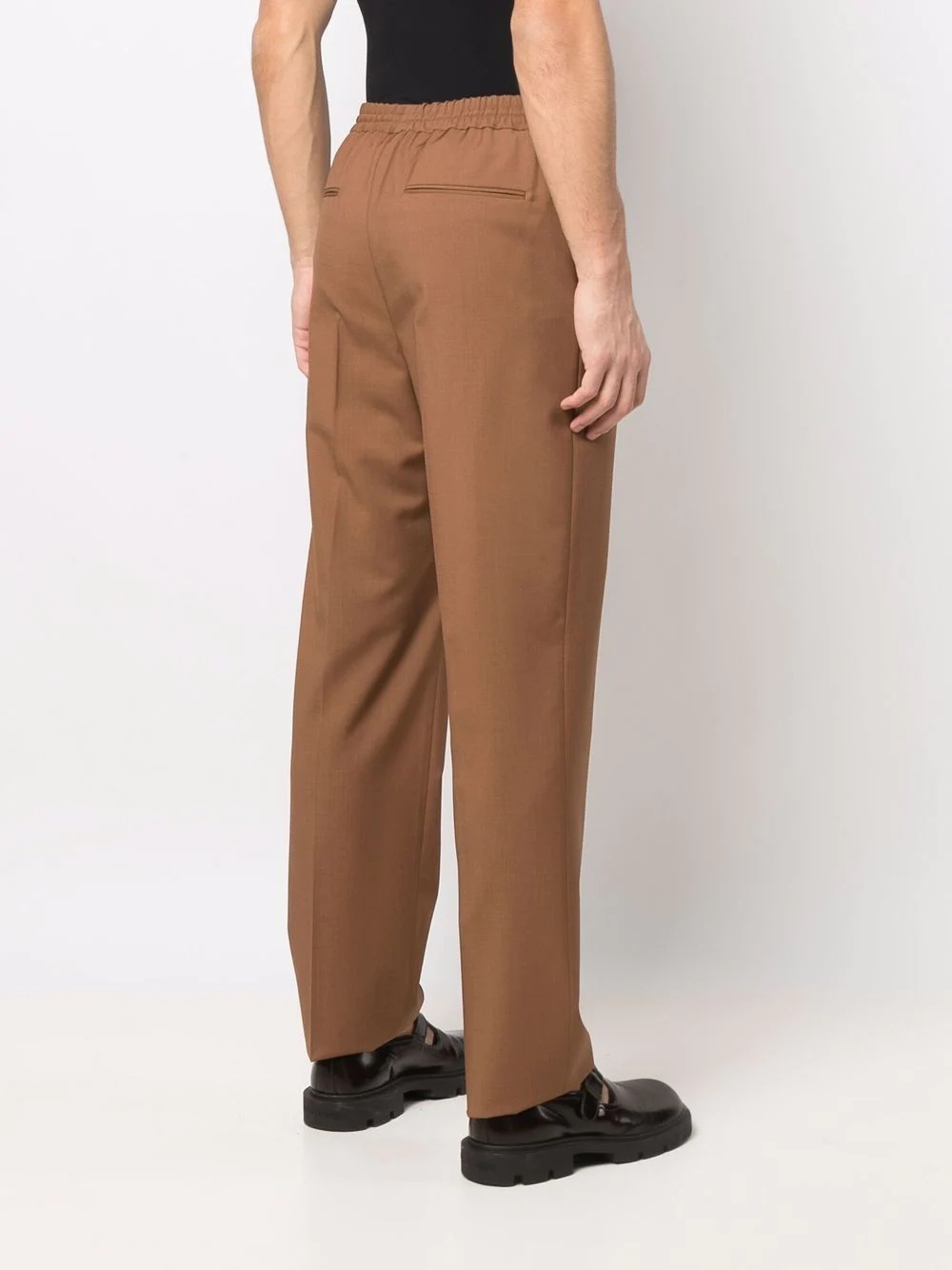 tailored straight-leg trousers - 4