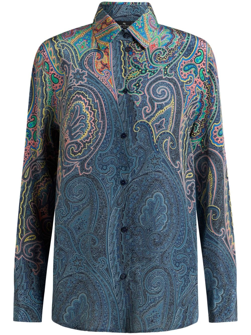paisley-print shirt - 1