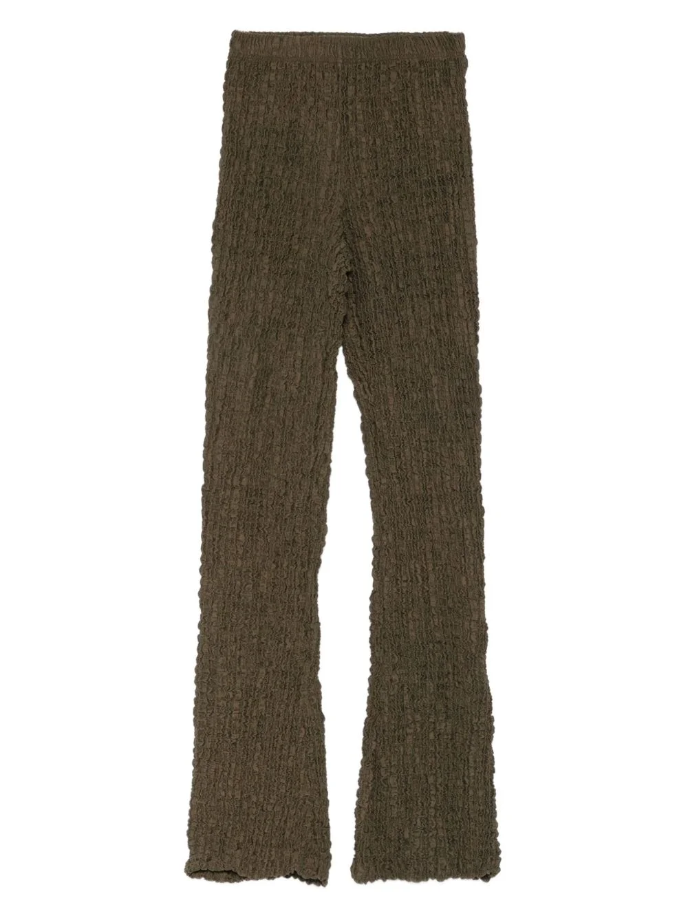 seersucker-texture trousers - 1