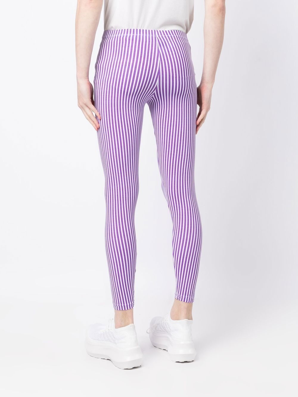 vertical-stripe leggings - 4