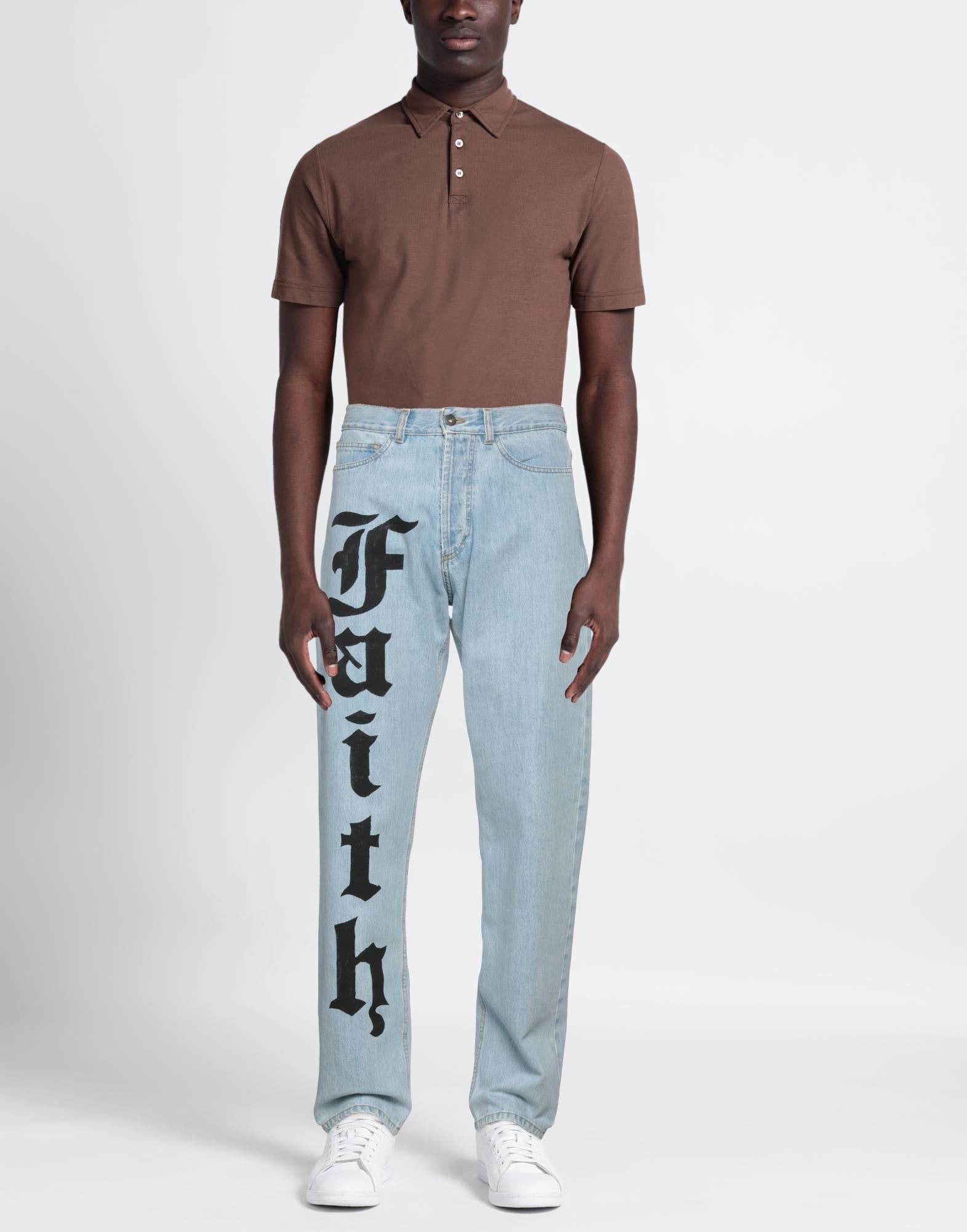 Blue Men's Denim Pants - 2
