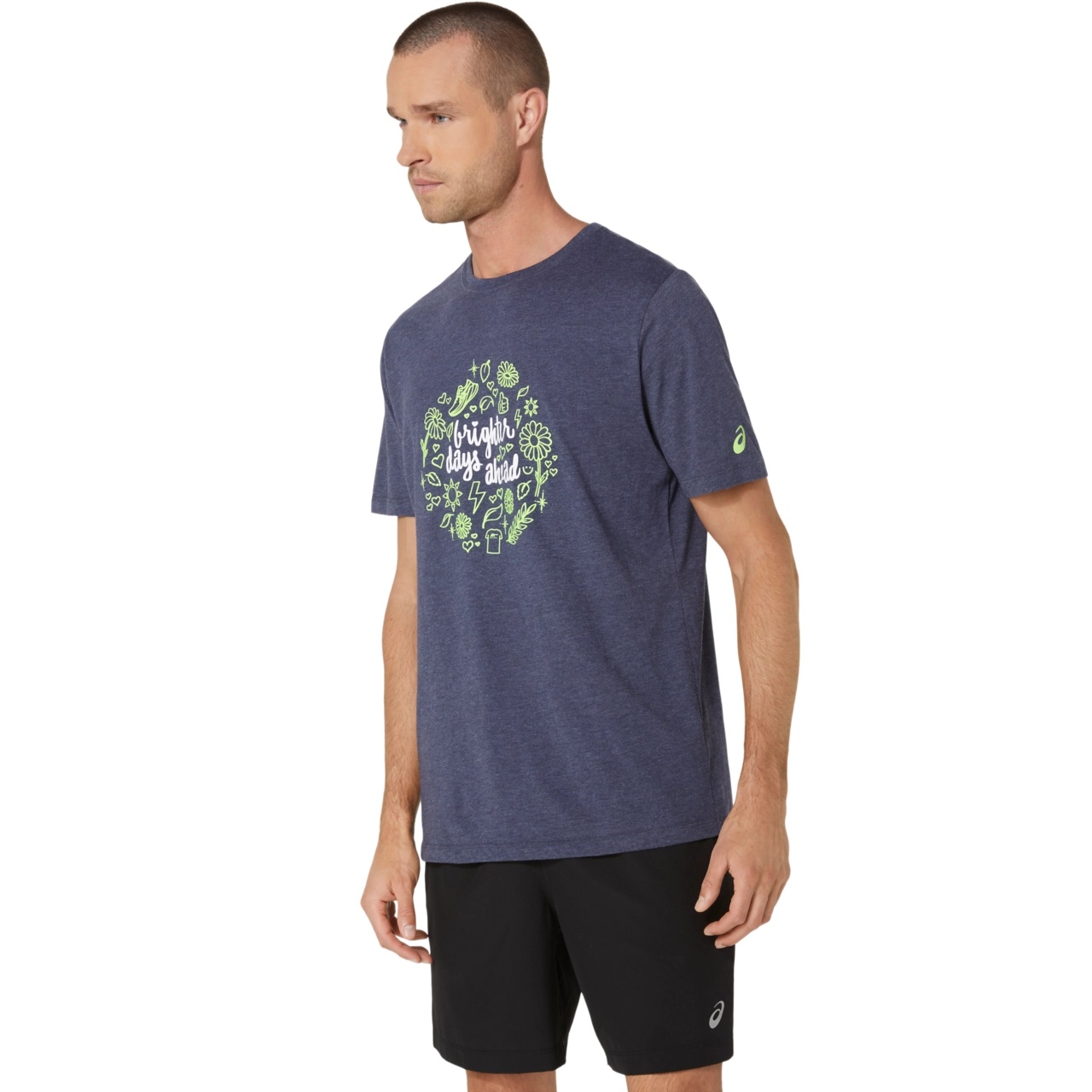 UNISEX ASICS BRIGHTER DAYS AHEAD SHORT SLEEVE TEE - 3