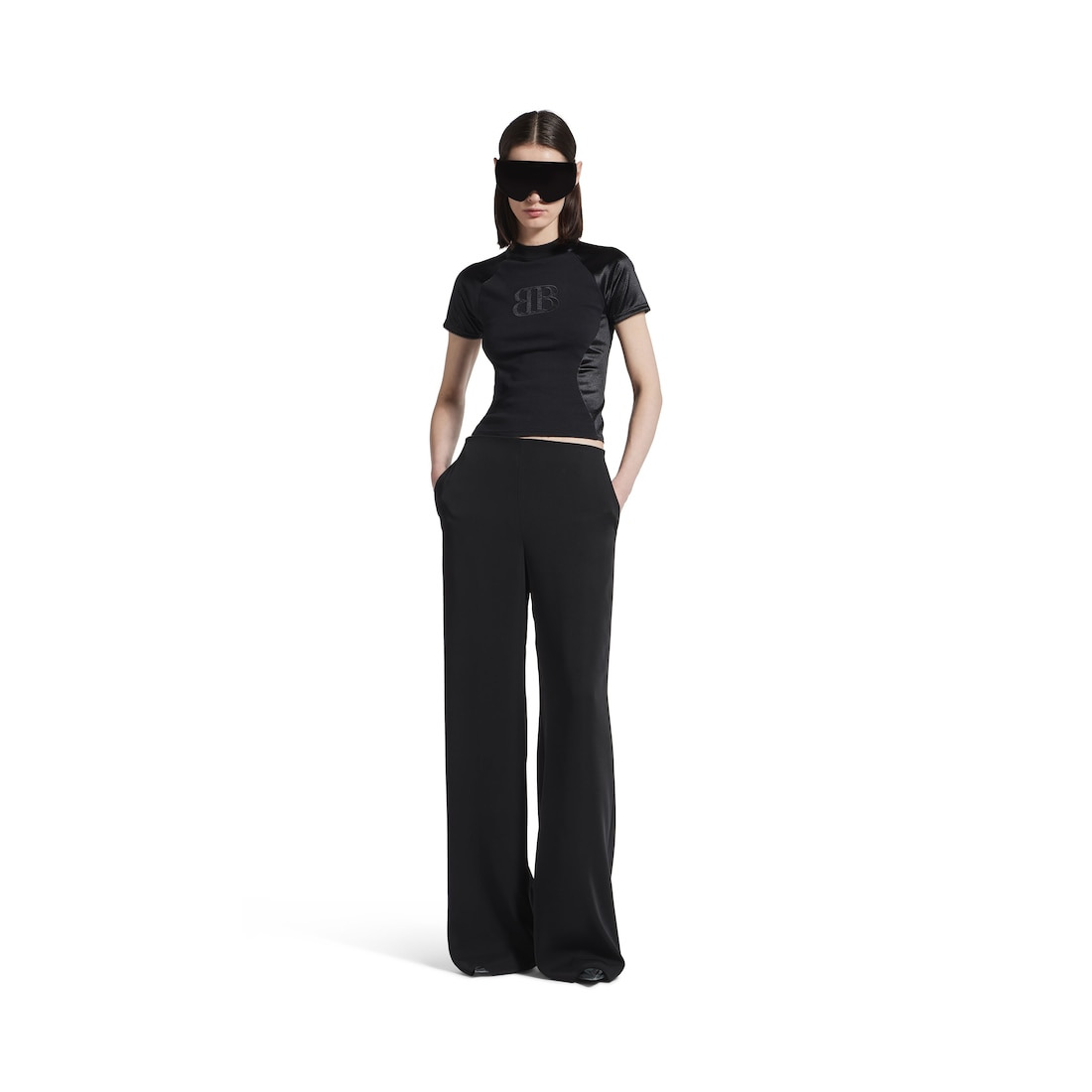 Women's Nano Bb Fitted Top in Black - 2