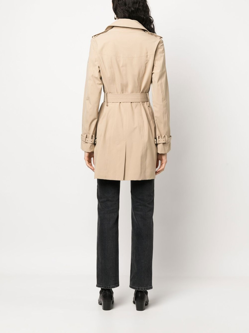 double-breasted lightweight trench coat 4