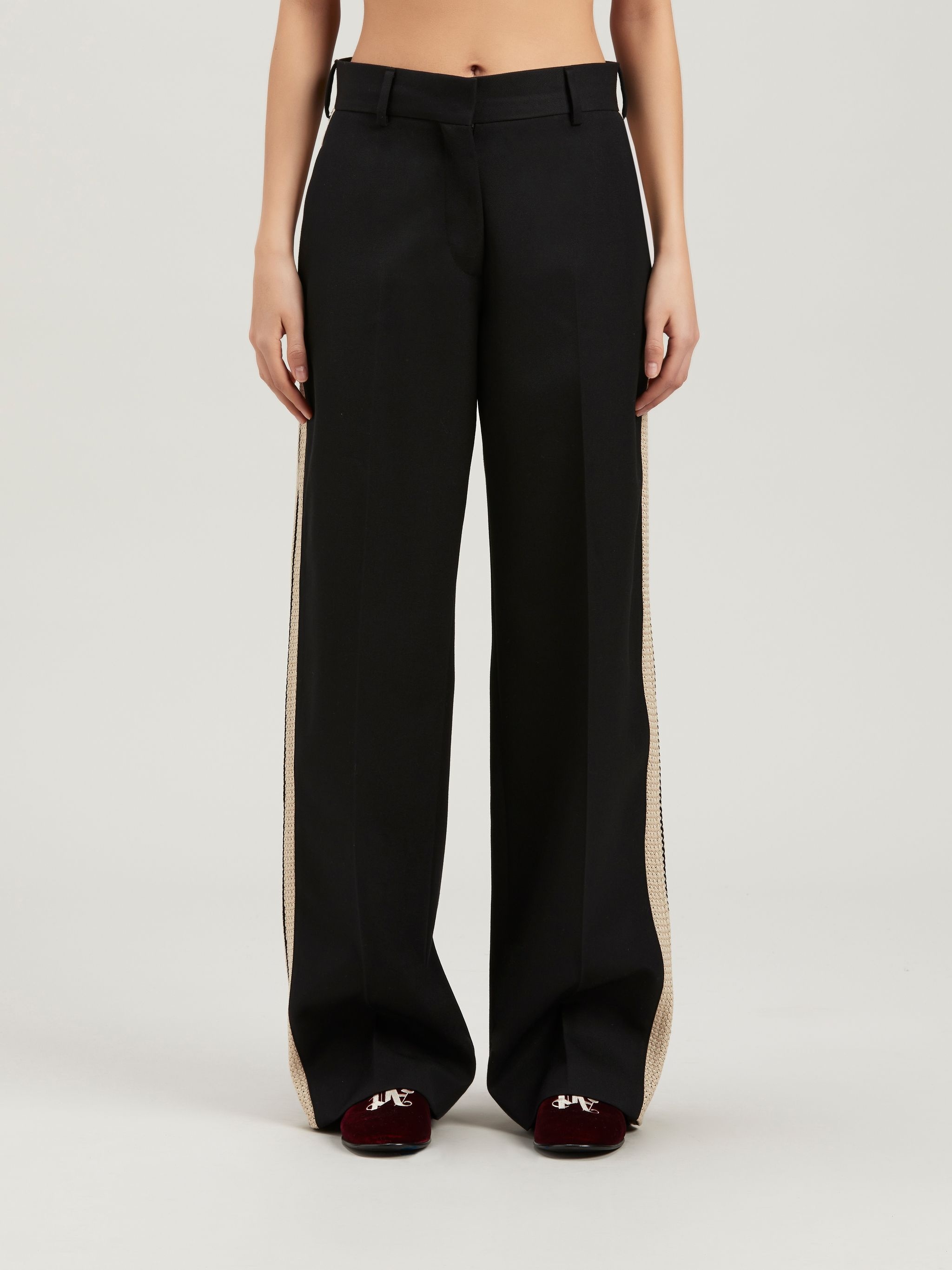 Knit Tape Suit Pants - 3