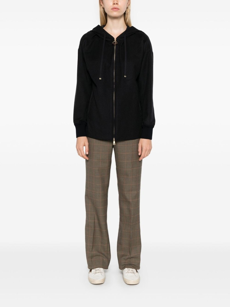 Moncler logo-patch hoodie outlook
