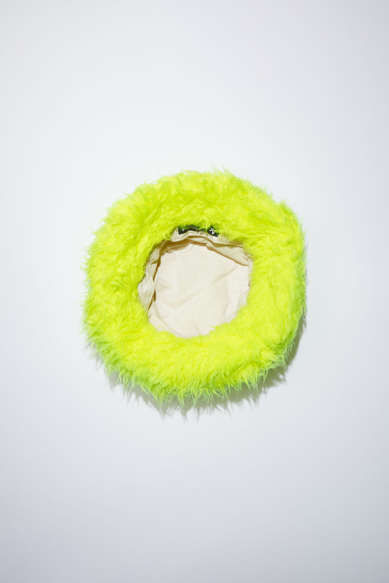Fuzzy bucket hat - Multi yellow 4