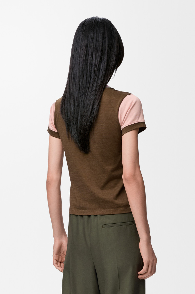 Small fit T-shirt in cotton blend 4