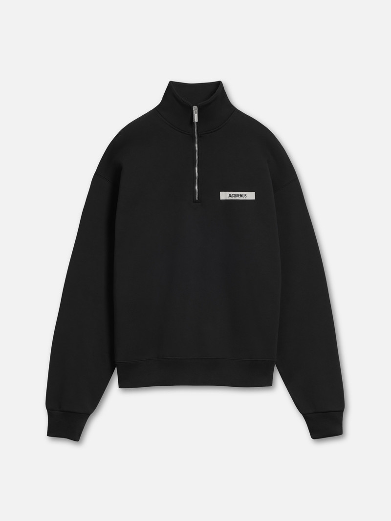 The Gros Grain zipped-rollneck sweatshirt - 1