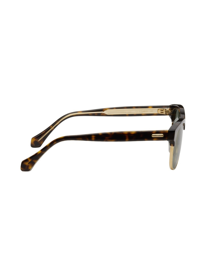 Cartier Tortoiseshell Rectangular Sunglasses outlook