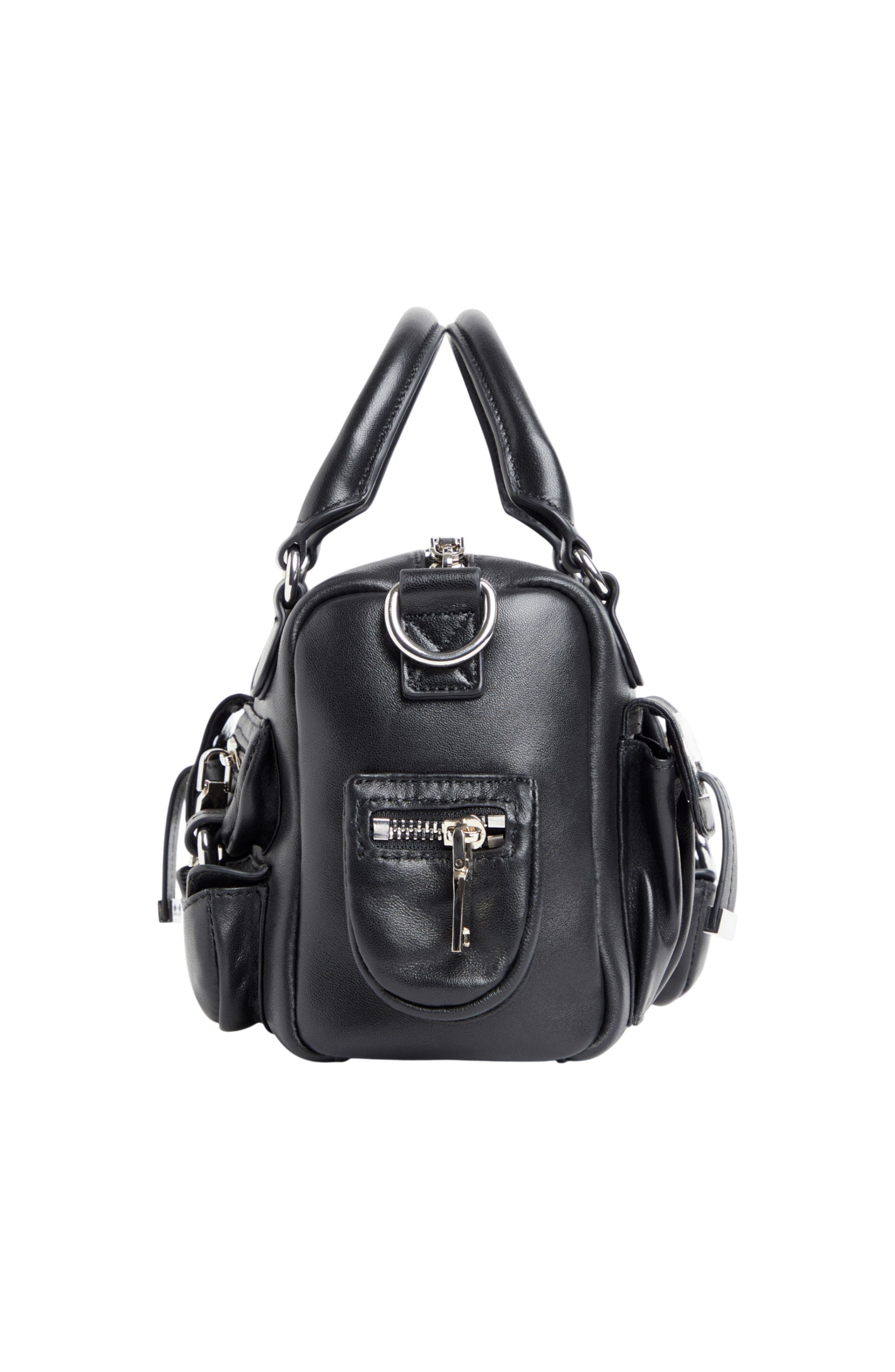 Cynthia Rowley Mini Leather Cargo Bag in Black at Nordstrom - 2