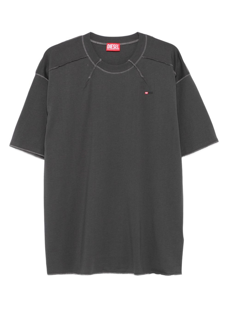 stitch cotton t-shirt 1