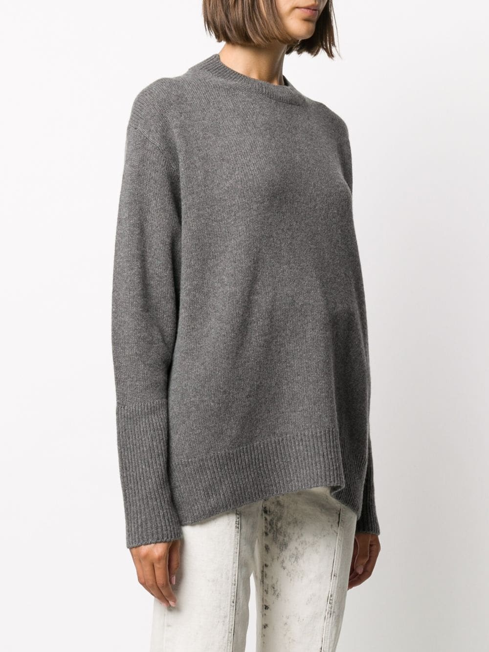 relaxed-fit crew neck jumper - 3