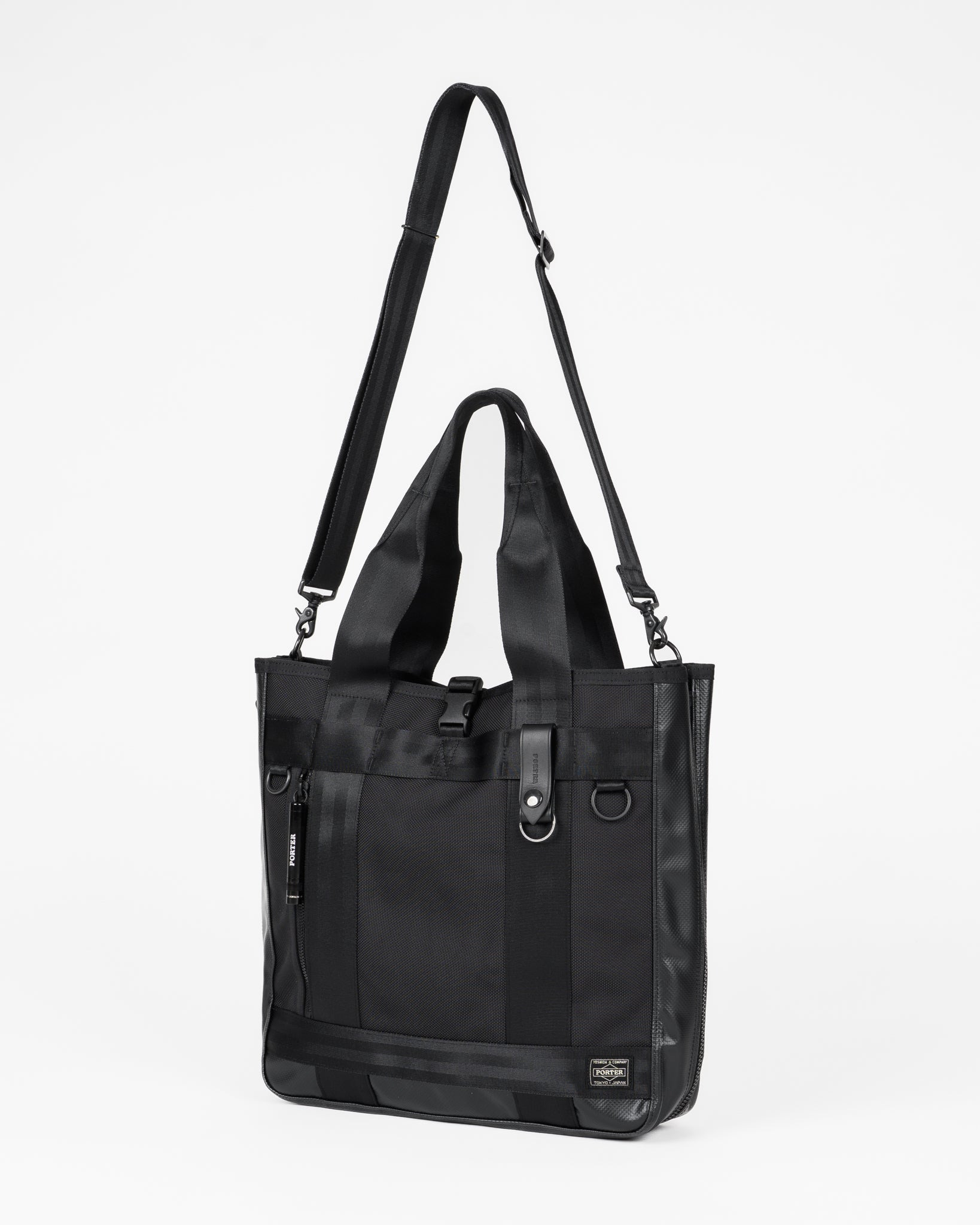 PORTER - YOSHIDA & CO. - HEAT 2WAY TOTE BAG - BLACK - 1
