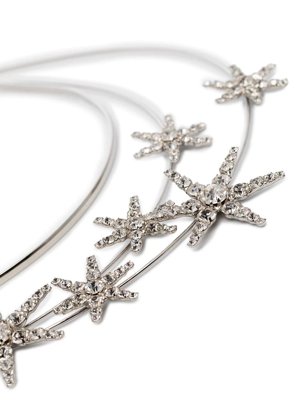 Ellerie crystal-embellished star headband - 3