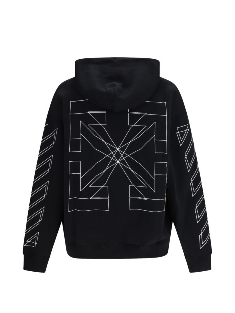 Off-White Big Double Arrow Skate hoodie outlook